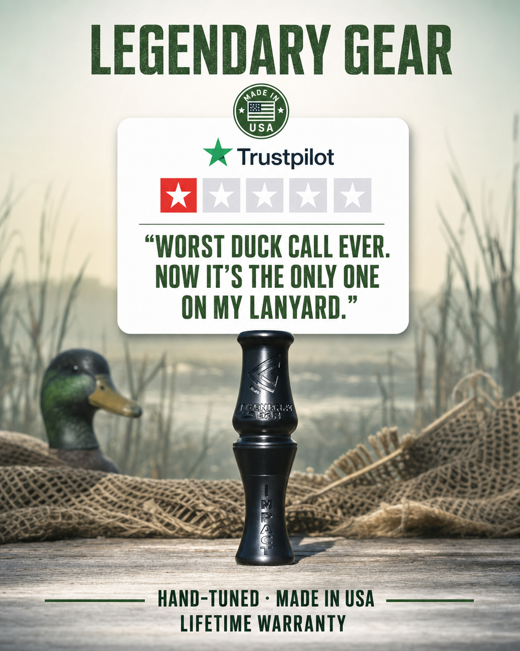 Legendary Gear Trustpilot Ironic